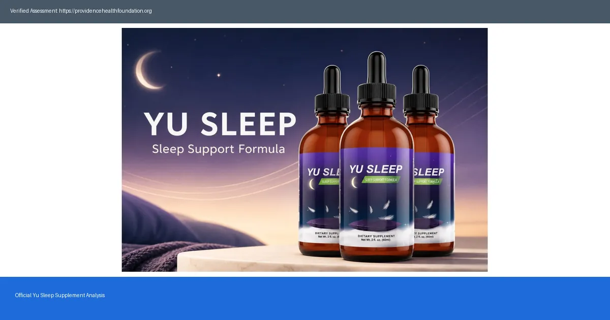Yu Sleep Supplement Scam Or — Essential Facts Revealed