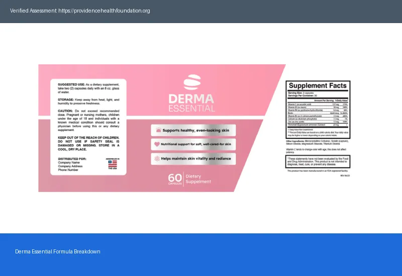 Derma Essential 2026 — The Honest Truth Derma Essential 2026 — The Honest Truth
